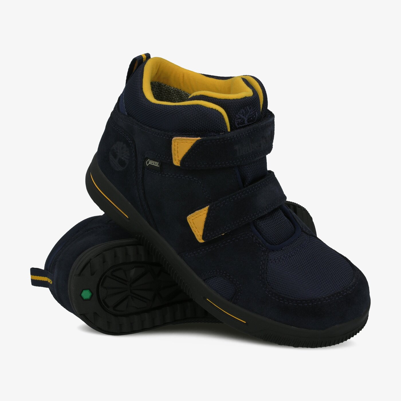 Dziecięce buty outdoor / trekkingowe TIMBERLAND CITY STOMPER MID GTX tb0a22ms0191 kolor granatowy