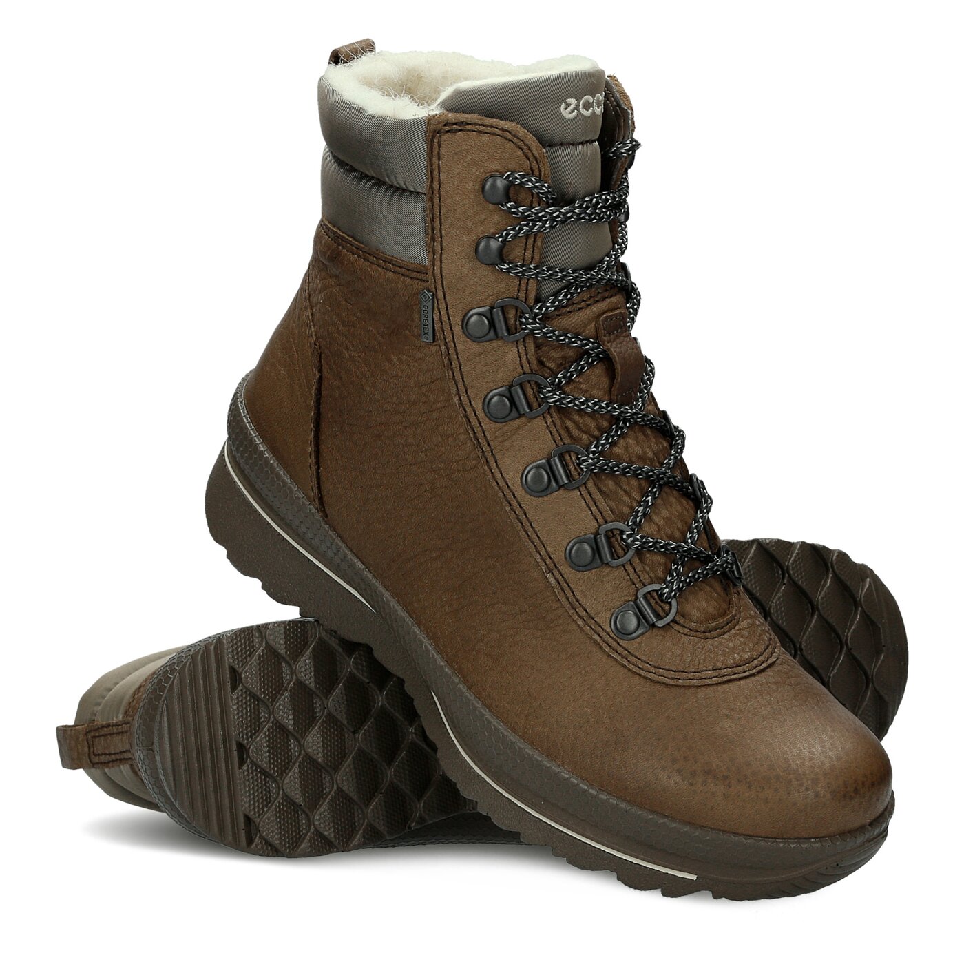 Damskie buty outdoor (trekkingowe) ECCO HILL 24306359678 kolor brązowy