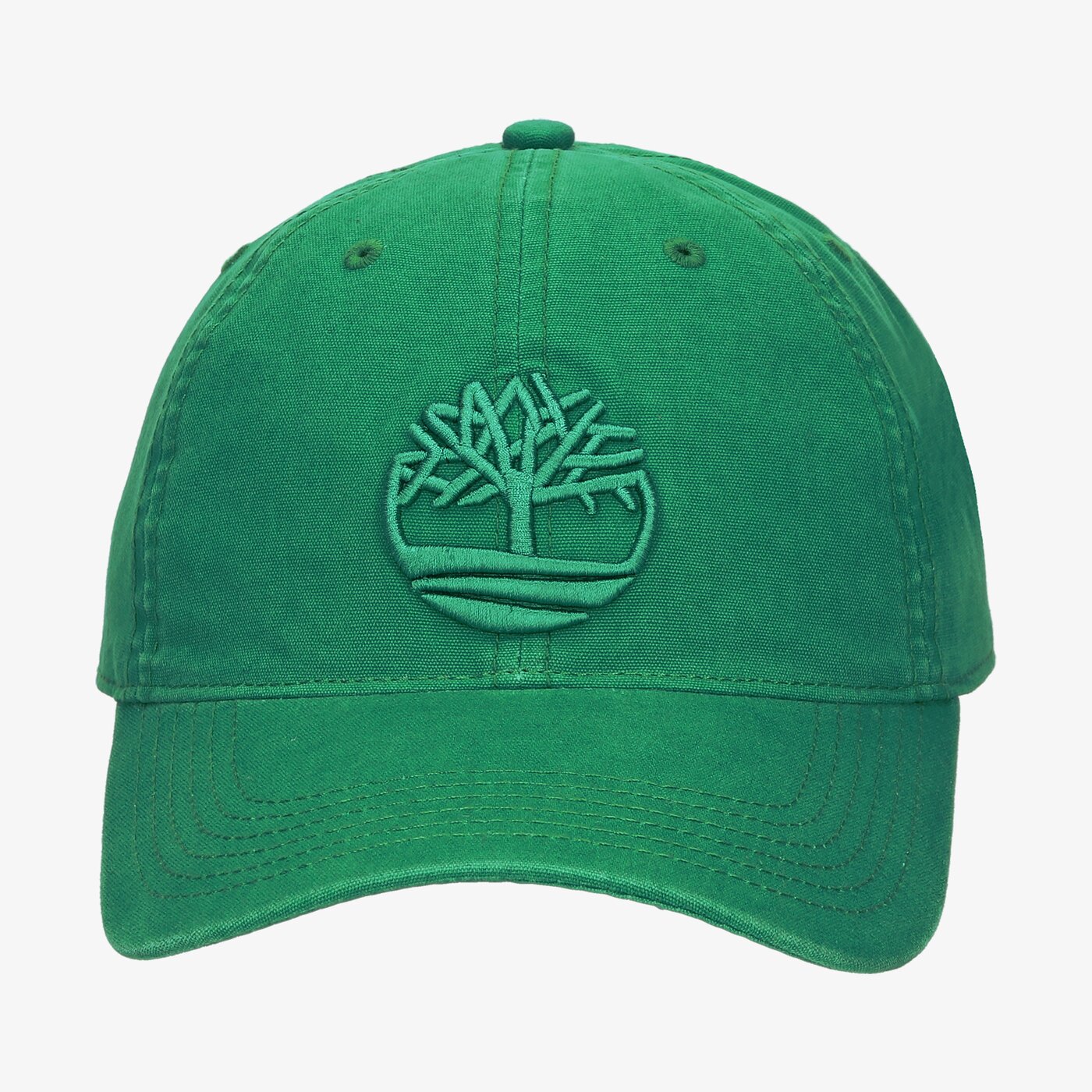 Damska czapka z daszkiem TIMBERLAND CZAPKA COTTON CANVAS BASEBALL CAP tb0a1e9m3571 kolor zielony