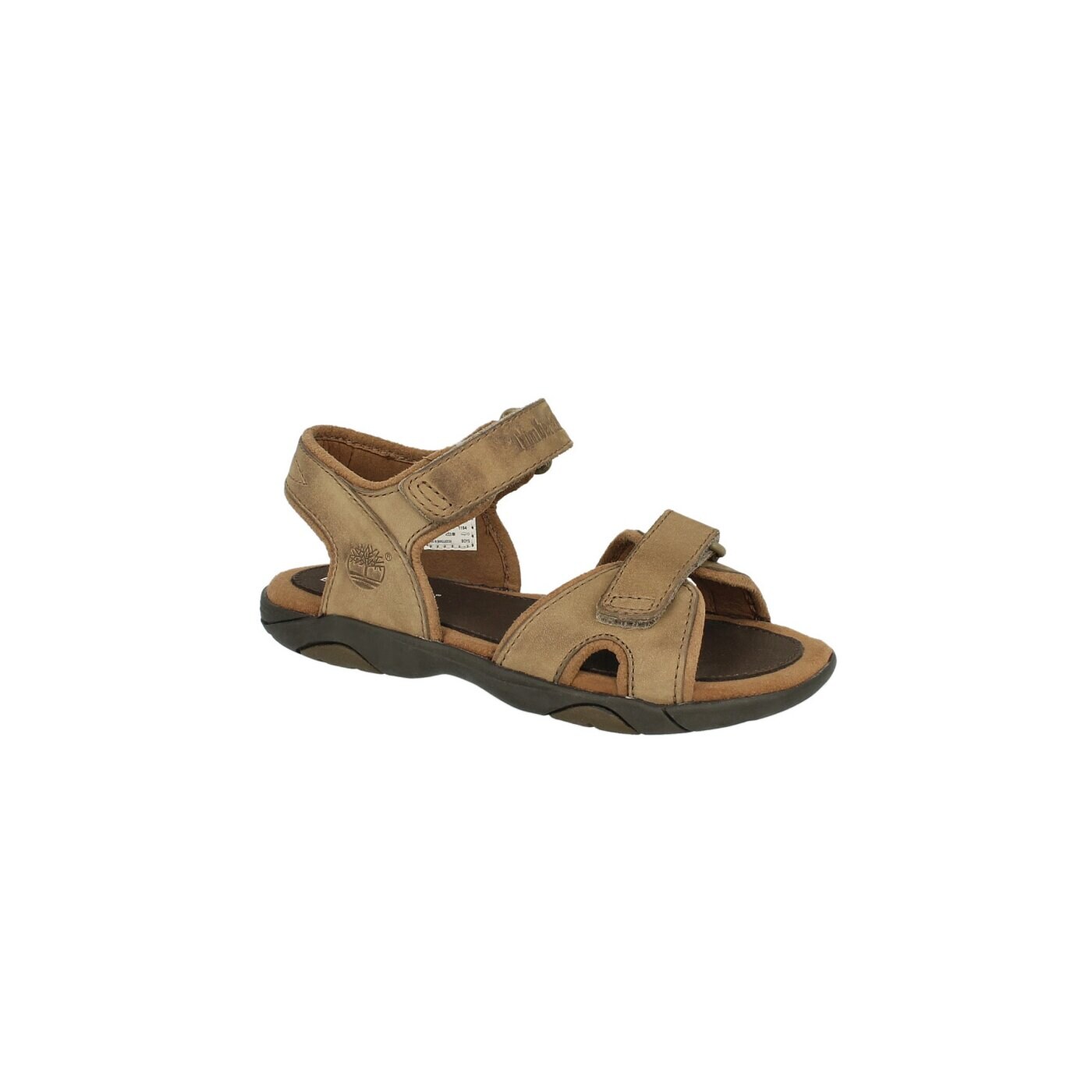 Dziecięce sandały / klapki TIMBERLAND EK RYE HARBOR 2 STRAP LTR SANDAL 7975r kolor beżowy