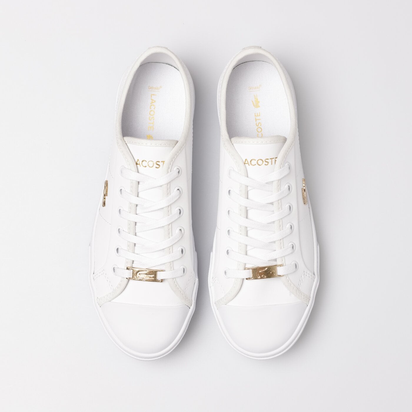 Damskie trampki LACOSTE ZIANE PLUSGRAND 07221 CFA 743cfa0014216 kolor biały