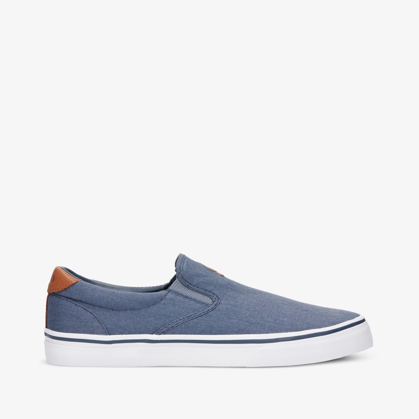 Męskie trampki POLO RL THOMPSON NE SNEAKERS VULC NEWPORT NAVY WASHED TWILL 816747516002 kolor granatowy
