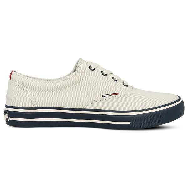 Męskie trampki TOMMY HILFIGER V2385IC 2D fm0fm00603156 kolor beżowy