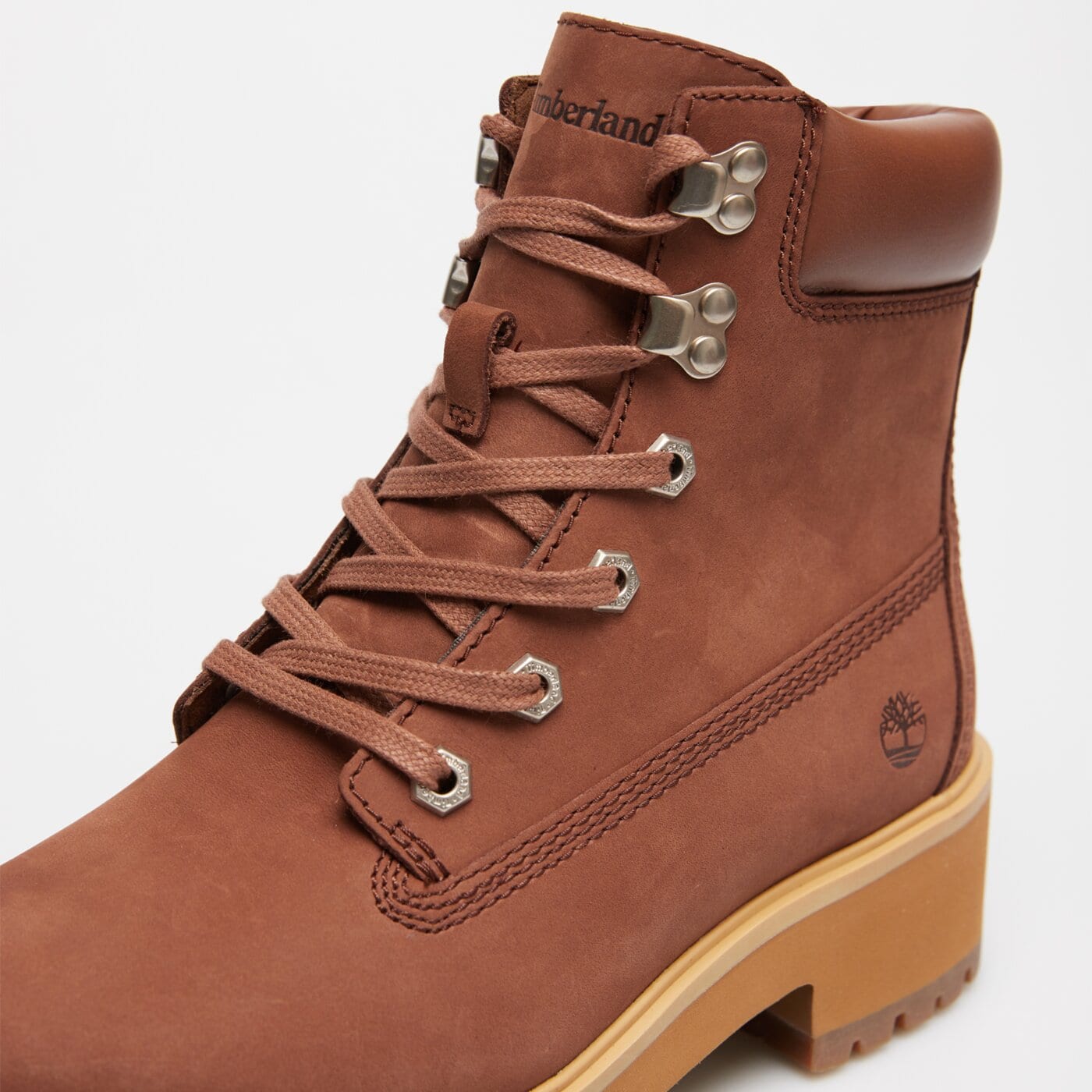 Damskie trapery TIMBERLAND CARNABY COOL MID LACE UP BOOT tb0a2ct5em51 kolor brązowy