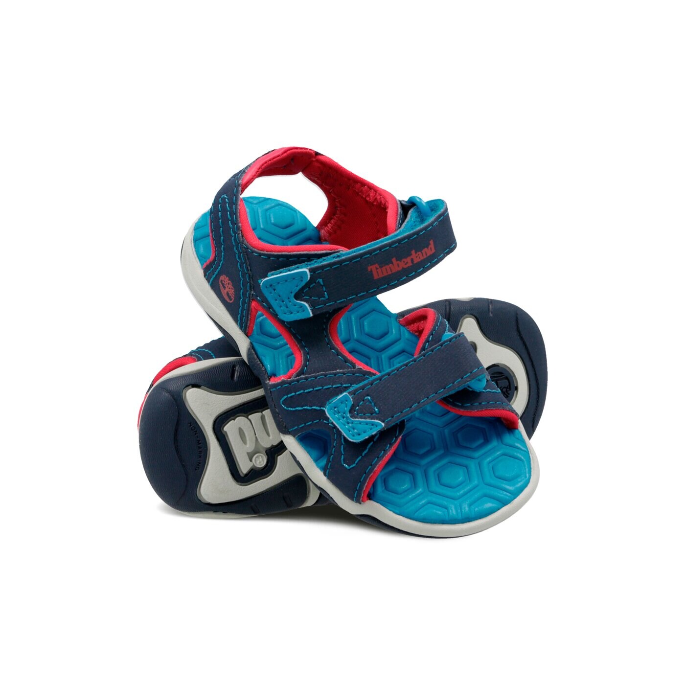 Dziecięce sandały / klapki TIMBERLAND ADVENTURE SEEKER 2 STRAP SANDAL tb02486a4841 kolor granatowy