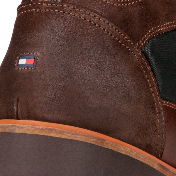 Męskie buty za kostkę TOMMY HILFIGER PATRICK 2 fm0fm01752212 kolor brązowy