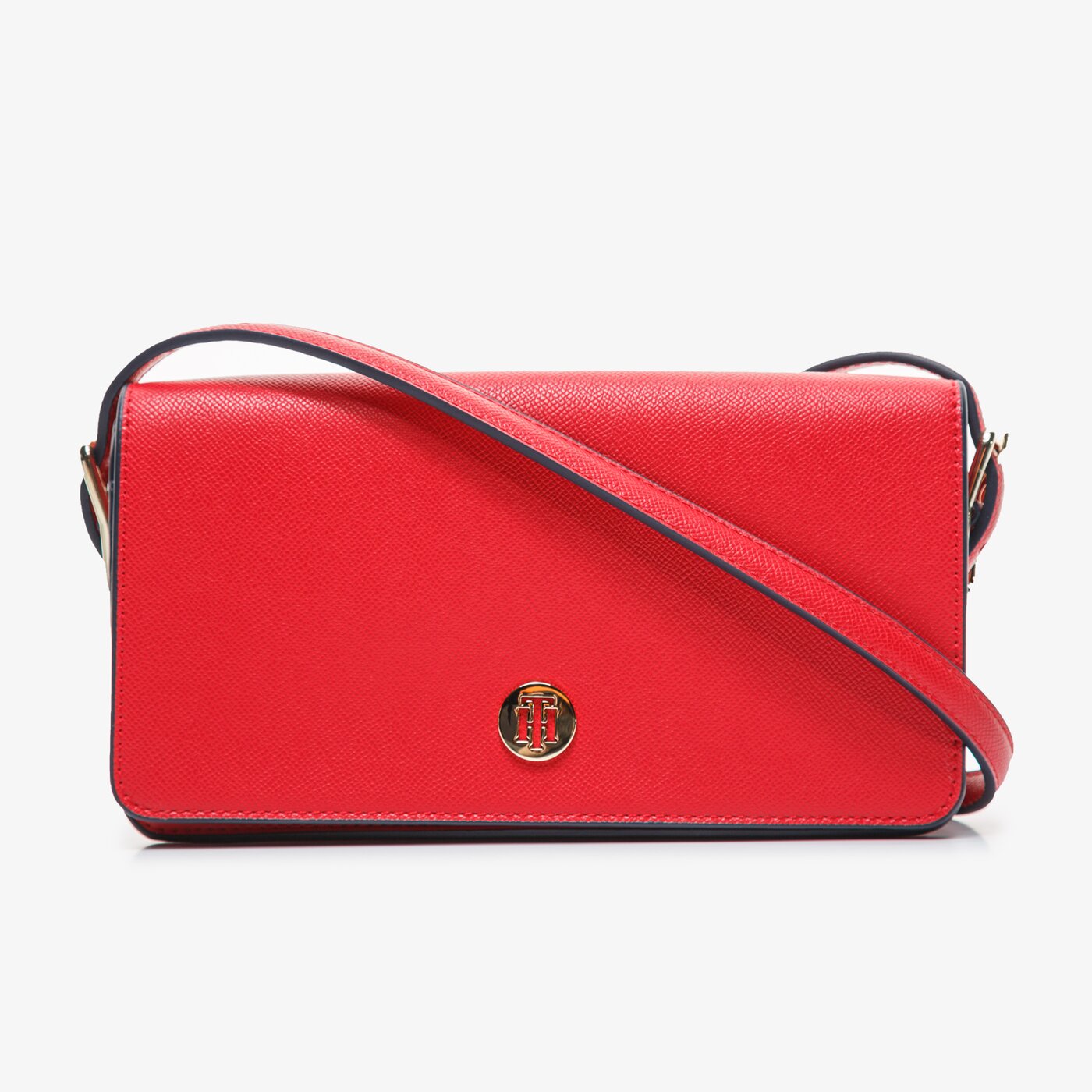 Damska torebka TOMMY HILFIGER TOREBKA HONEY FLAP CROSSOVER aw0aw07943xaf kolor czerwony