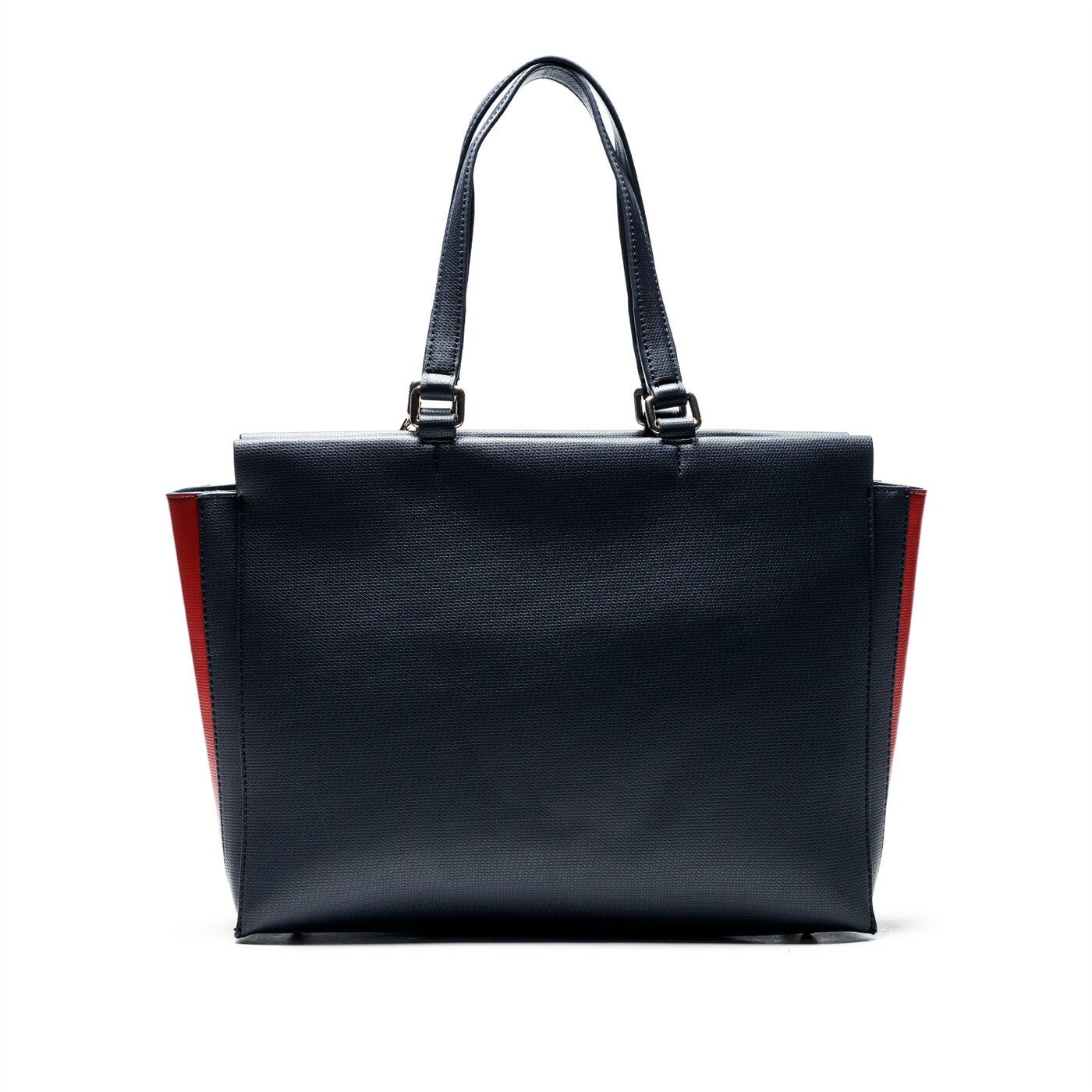Damska torebka TOMMY HILFIGER TOREBKA EFFORTLESS SAFFIANO EW TOTE aw0aw06375901 kolor granatowy