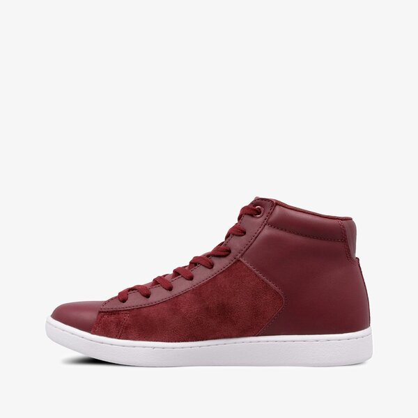 Damskie sneakersy (buty) LACOSTE CARNABY EVO MID 318 1 736spw00172h2 kolor bordowy