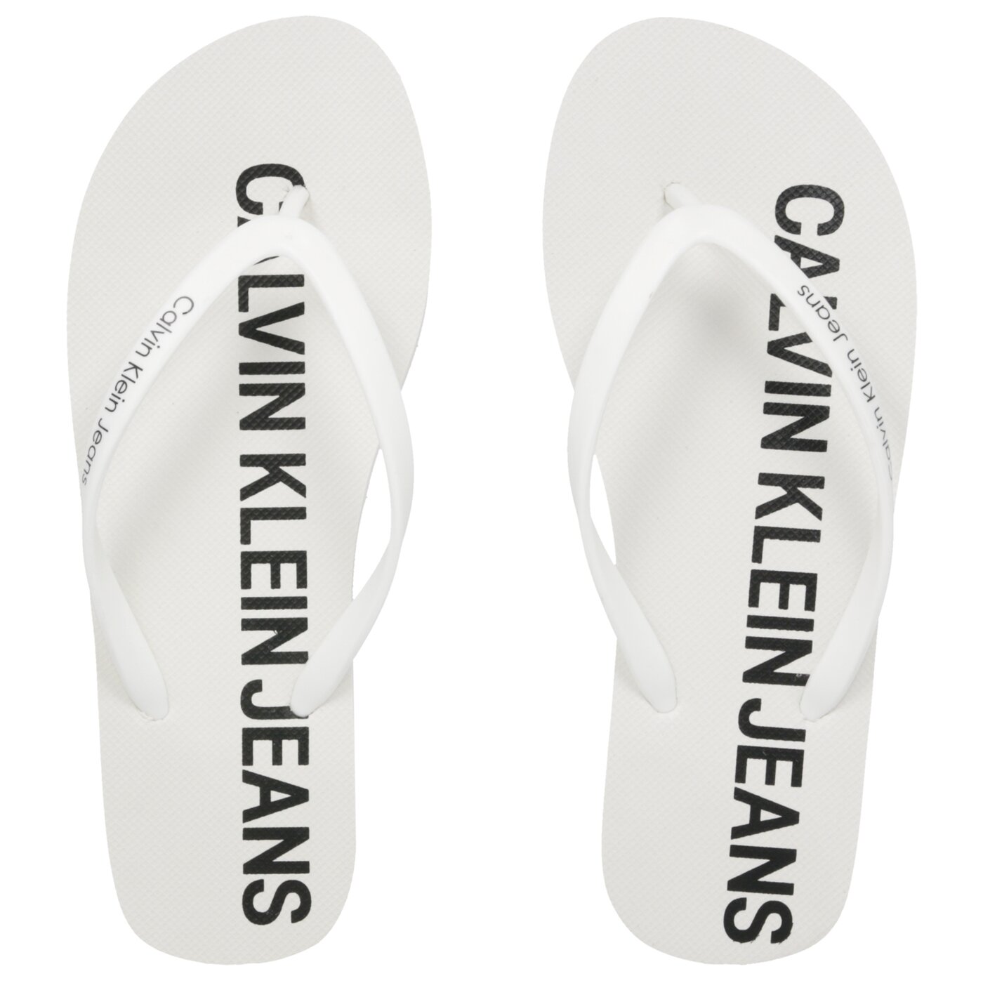 Damskie klapki CALVIN KLEIN DORI r7783biw kolor biały