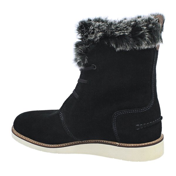 Damskie botki / sztyblety LACOSTE BAYLEN 2 728srw1158120 kolor granatowy
