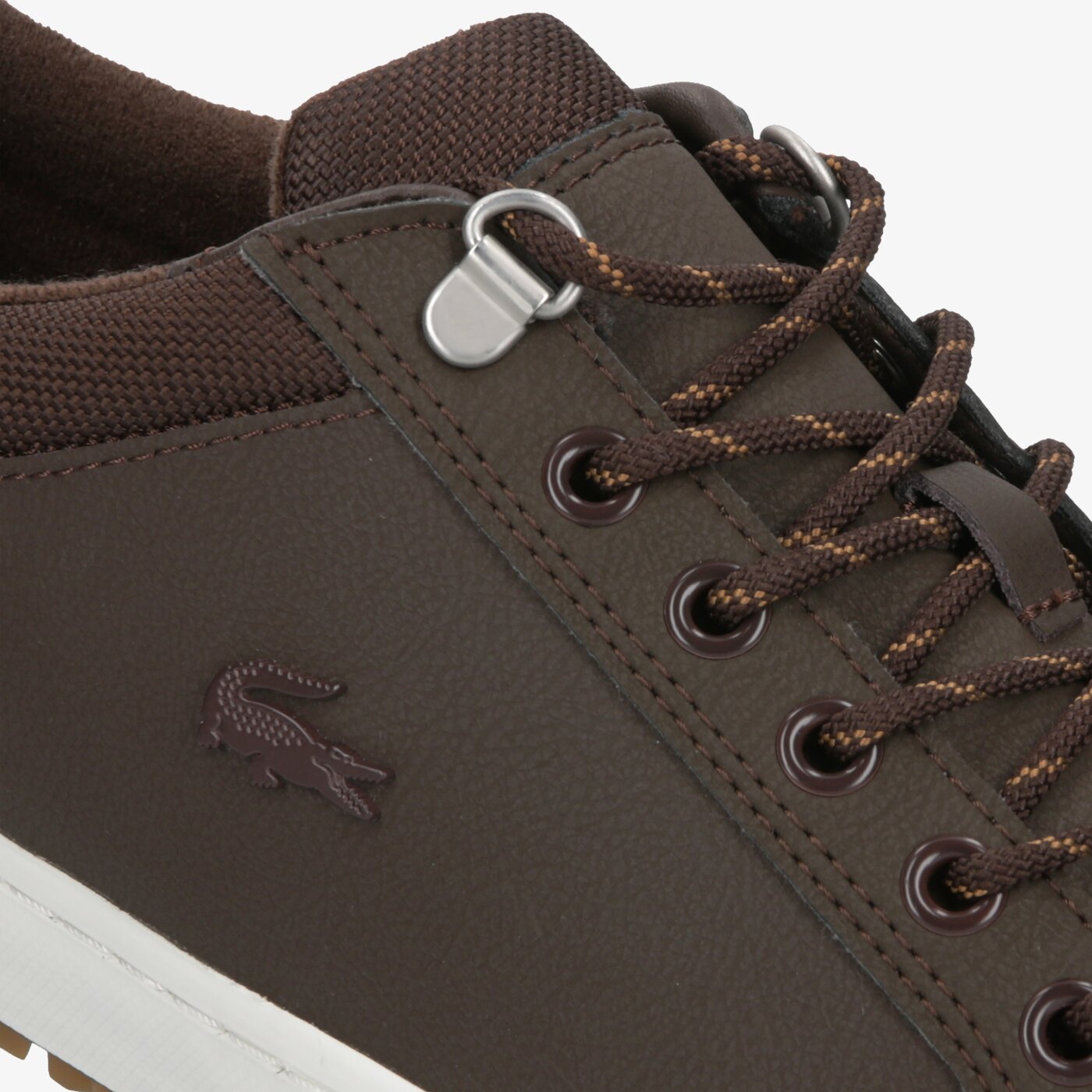 Męskie sneakersy (buty) LACOSTE STRAIGHTSETINSULATE3192CMA 738cma00621w7 kolor brązowy