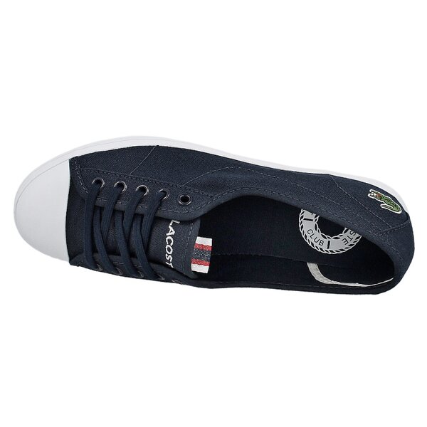 Damskie sneakersy (buty) LACOSTE ZIANE USN 727spw3014db4 kolor granatowy