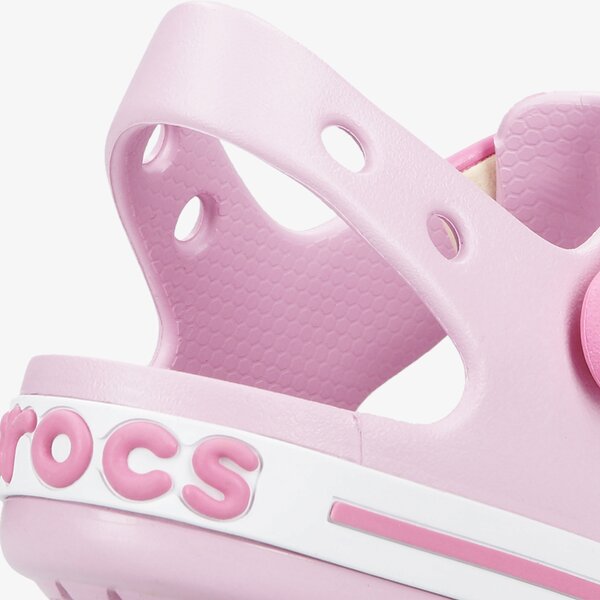 Dziecięce sandały / klapki CROCS CROCBAND SANDAL KIDS 128566gdi kolor różowy