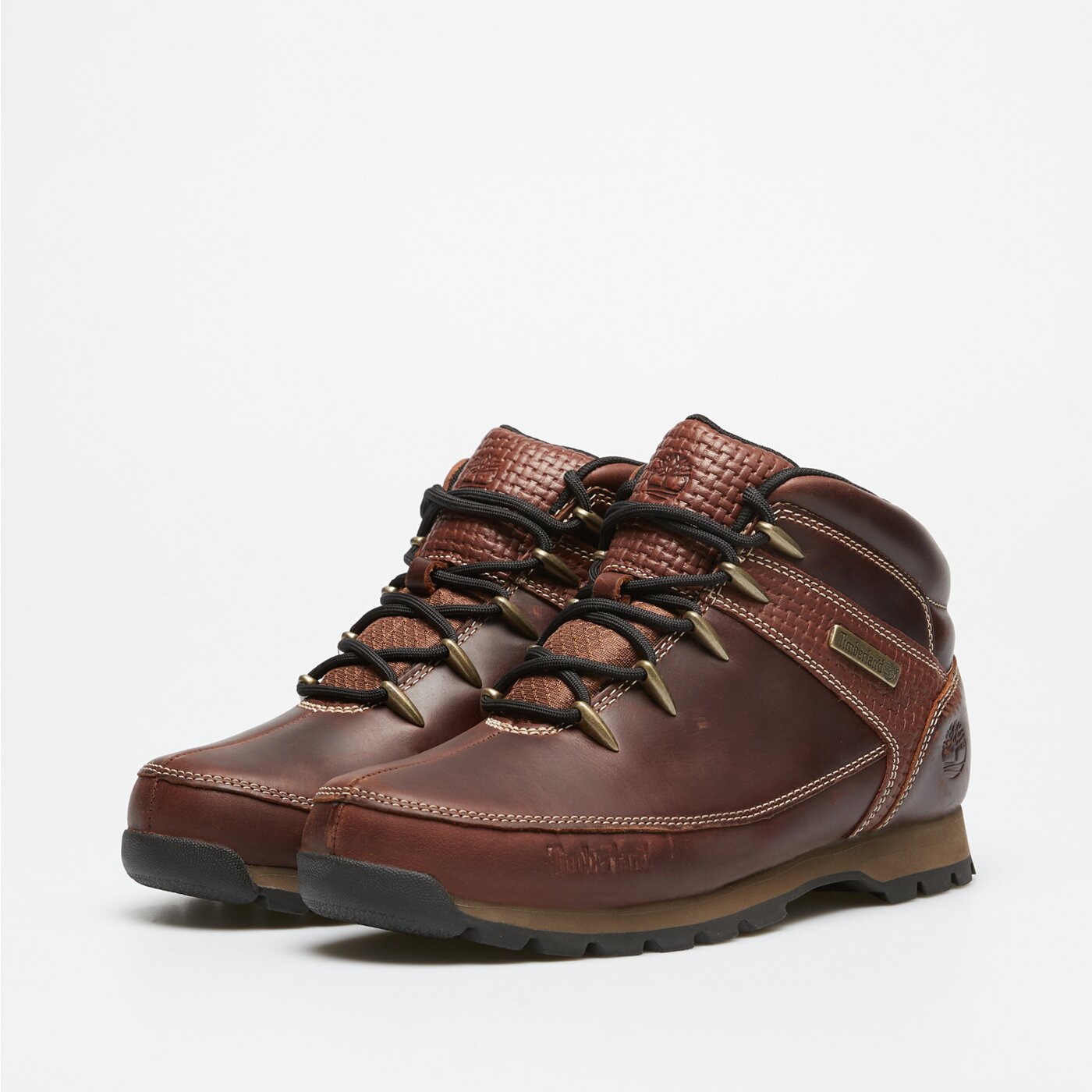 Męskie buty outdoor (trekkingowe) TIMBERLAND EURO SPRINT MID LACE BOOT tb0a2k84eiu1 kolor brązowy