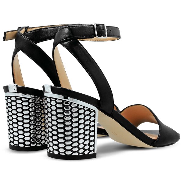 Damskie sandały GUESS RENEE flrne1lea03black kolor czarny