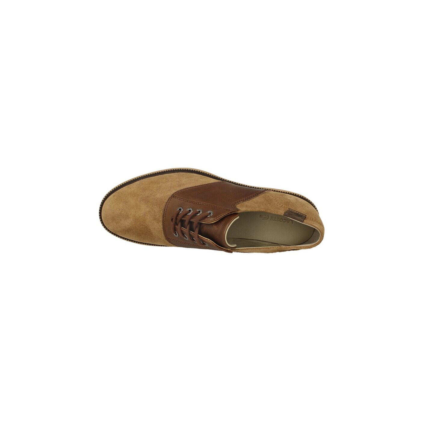 Męskie półbuty LACOSTE SHERBROOKE GOLF  726srm3011267 kolor brązowy