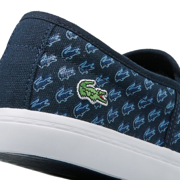 Damskie trampki LACOSTE GAZON 118 1 735caw0007nv1 kolor granatowy