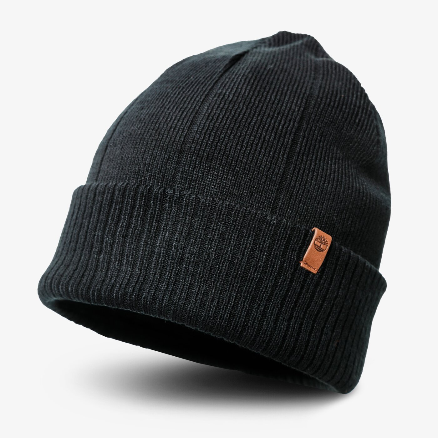 Damska czapka zimowa TIMBERLAND CZAPKA HEATHERED RIBBED BEANIE tb0a1egy0011 kolor czarny