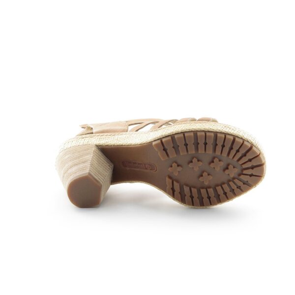 Damskie sandały TIMBERLAND EK CHAUNCEY SANDAL WRAPPED 27612 kolor beżowy