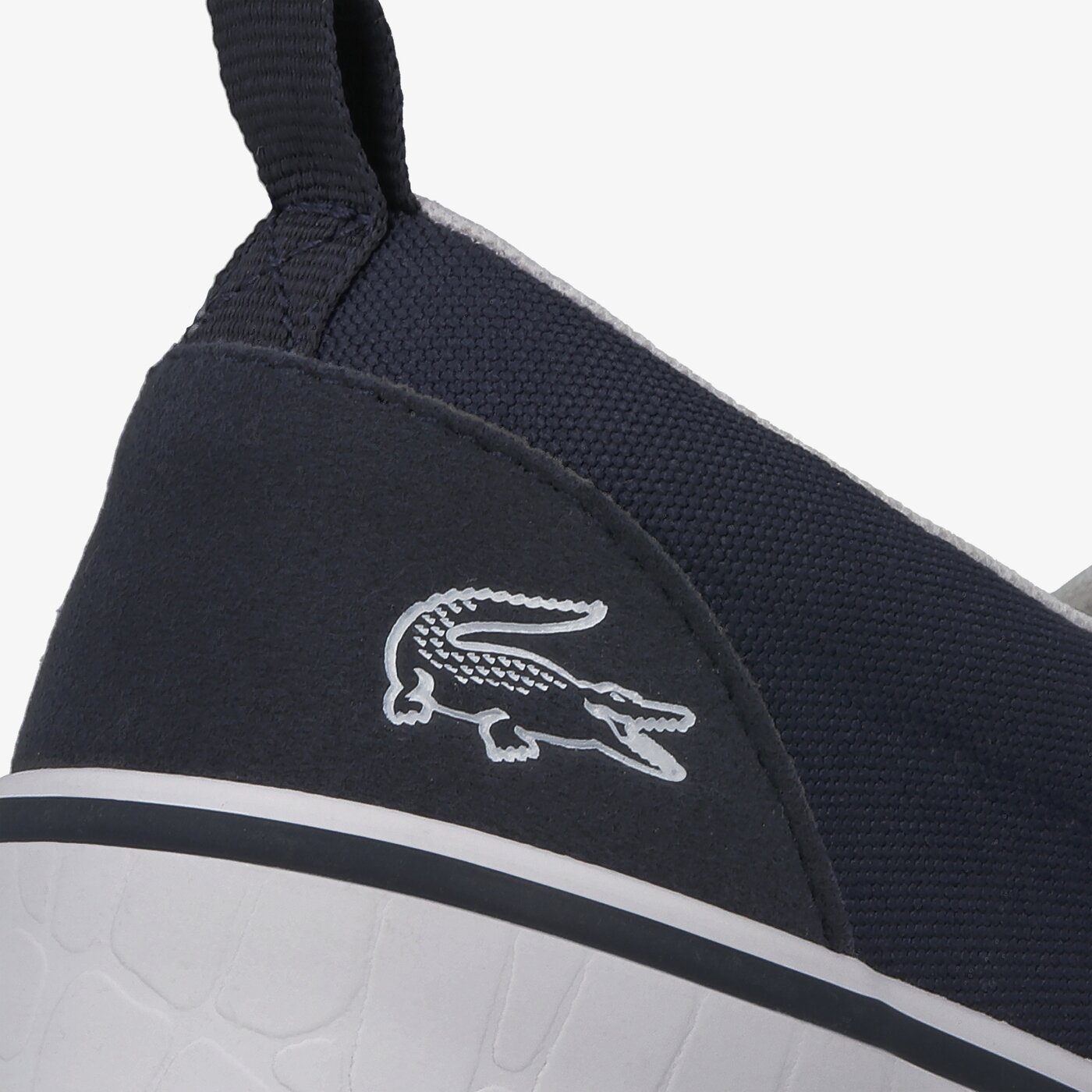 Dziecięce trampki LACOSTE GAZON CROCO 220 1 CUJ 739cuj0013092 kolor granatowy