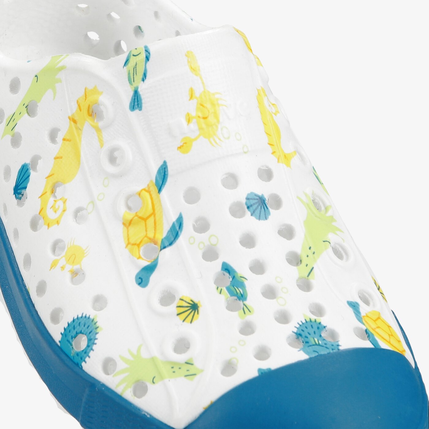 Dziecięce trampki NATIVE JEFFERSON PRINT JUNIOR 12100101-8970 kolor biały