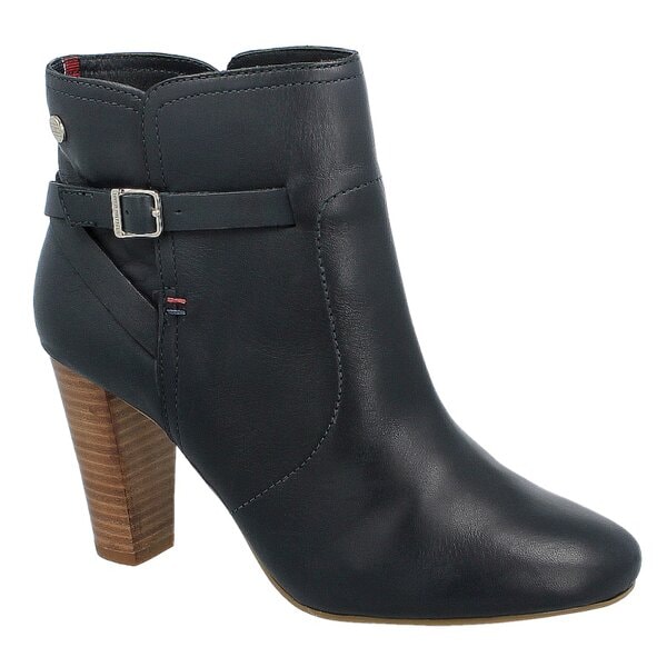 Damskie botki / sztyblety TOMMY HILFIGER CRISTINA 3A  fw56816752403 kolor granatowy