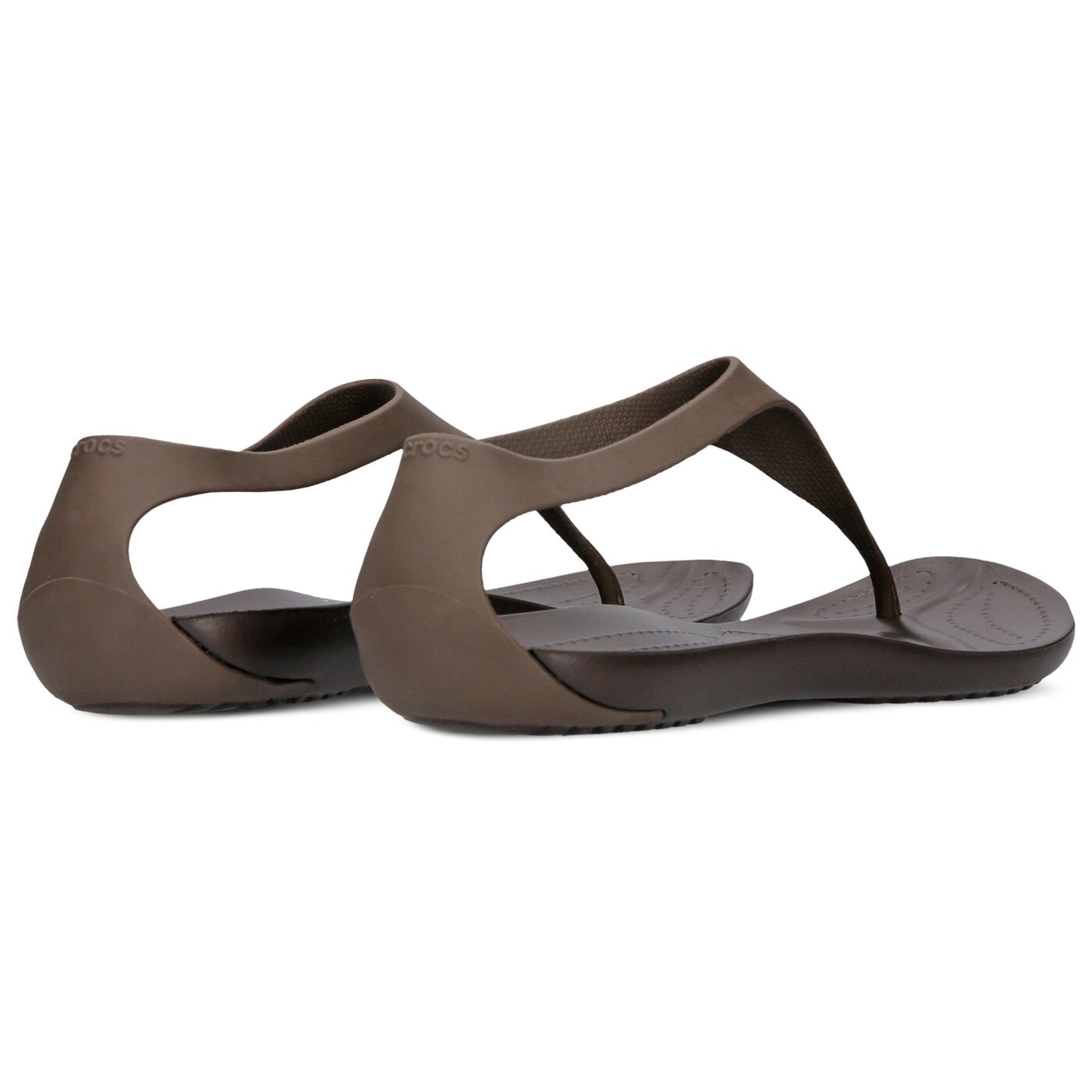 Damskie sandały CROCS SEXI FLIP W 1135422z kolor brązowy