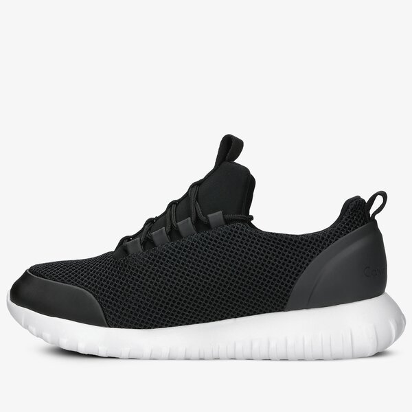 Damskie sneakersy (buty) CALVIN KLEIN RUNNER SNEAKER LACEUP MESH  yw0yw00165bds kolor czarny
