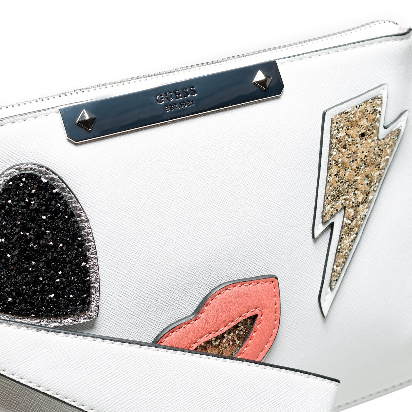 Damska torebka GUESS TOREBKA BRITTA MINI CLUTCH hwvp6693710whi kolor biały