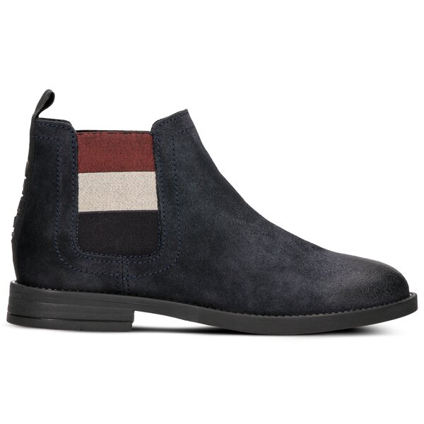 Damskie botki / sztyblety TOMMY HILFIGER ESSENTIAL CHELSEA BOOT en0en00305403 kolor granatowy