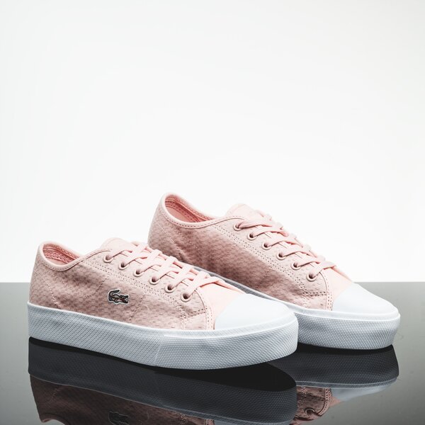 Damskie trampki LACOSTE ZIANE PLUS GRAND 119 2 CFA 737cfa0054208 kolor różowy