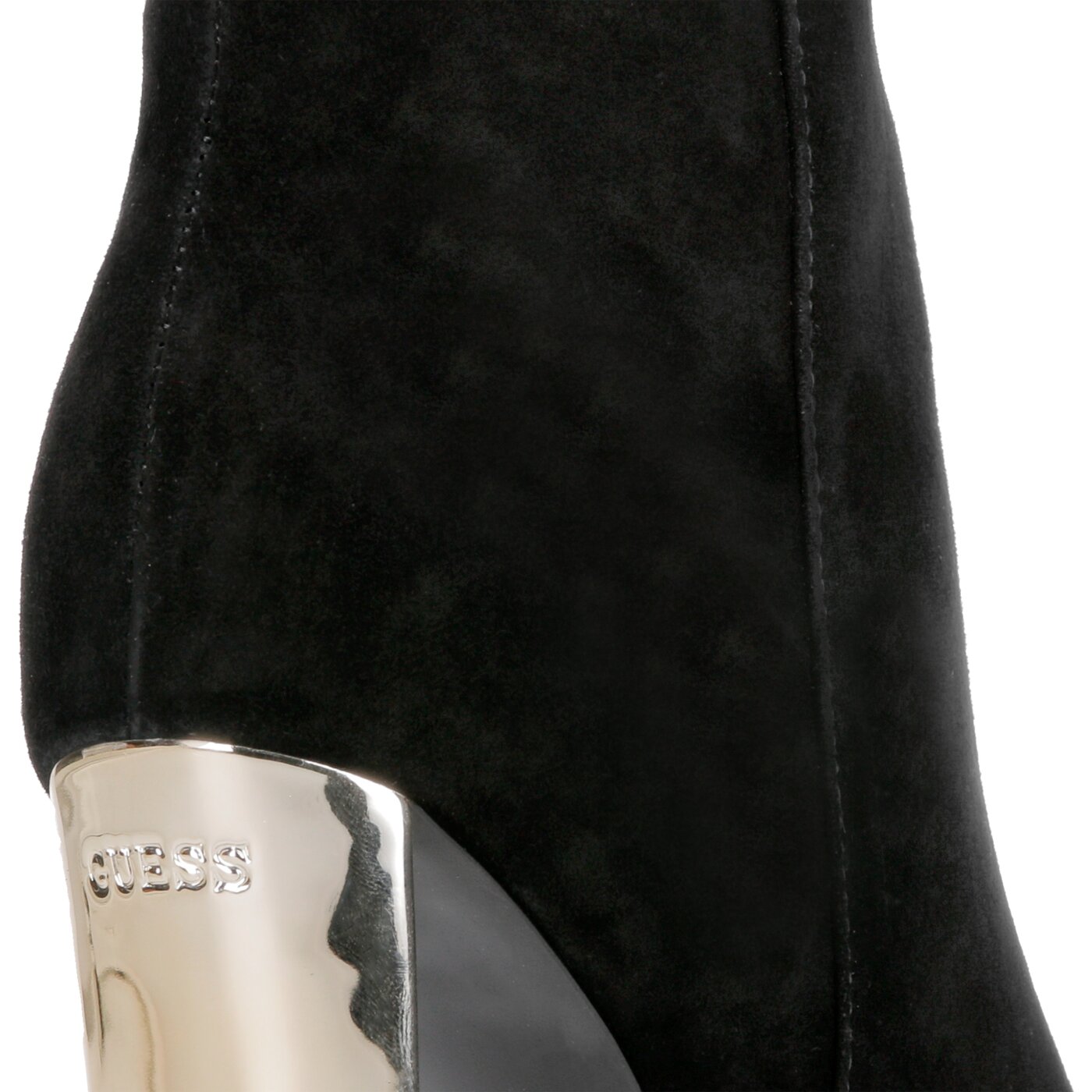 Damskie botki / sztyblety GUESS KITTY flkiy4sue10black kolor czarny