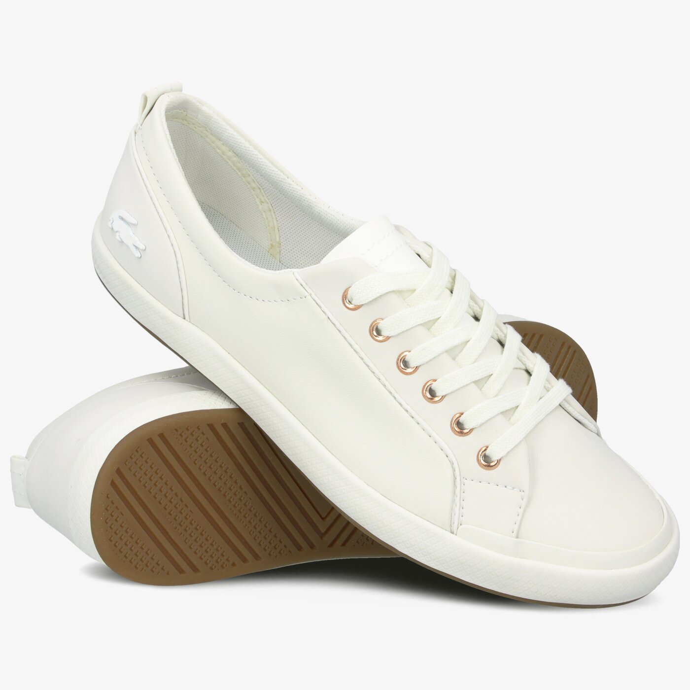 Damskie trampki LACOSTE LANCELLE SNEAKER 3192CFA 738cfa002218c kolor beżowy