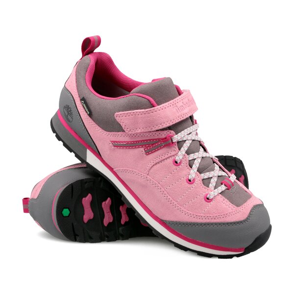 Dziecięce buty outdoor / trekkingowe TIMBERLAND GRIFFIN PARK LOW GTX a1u6m kolor różowy