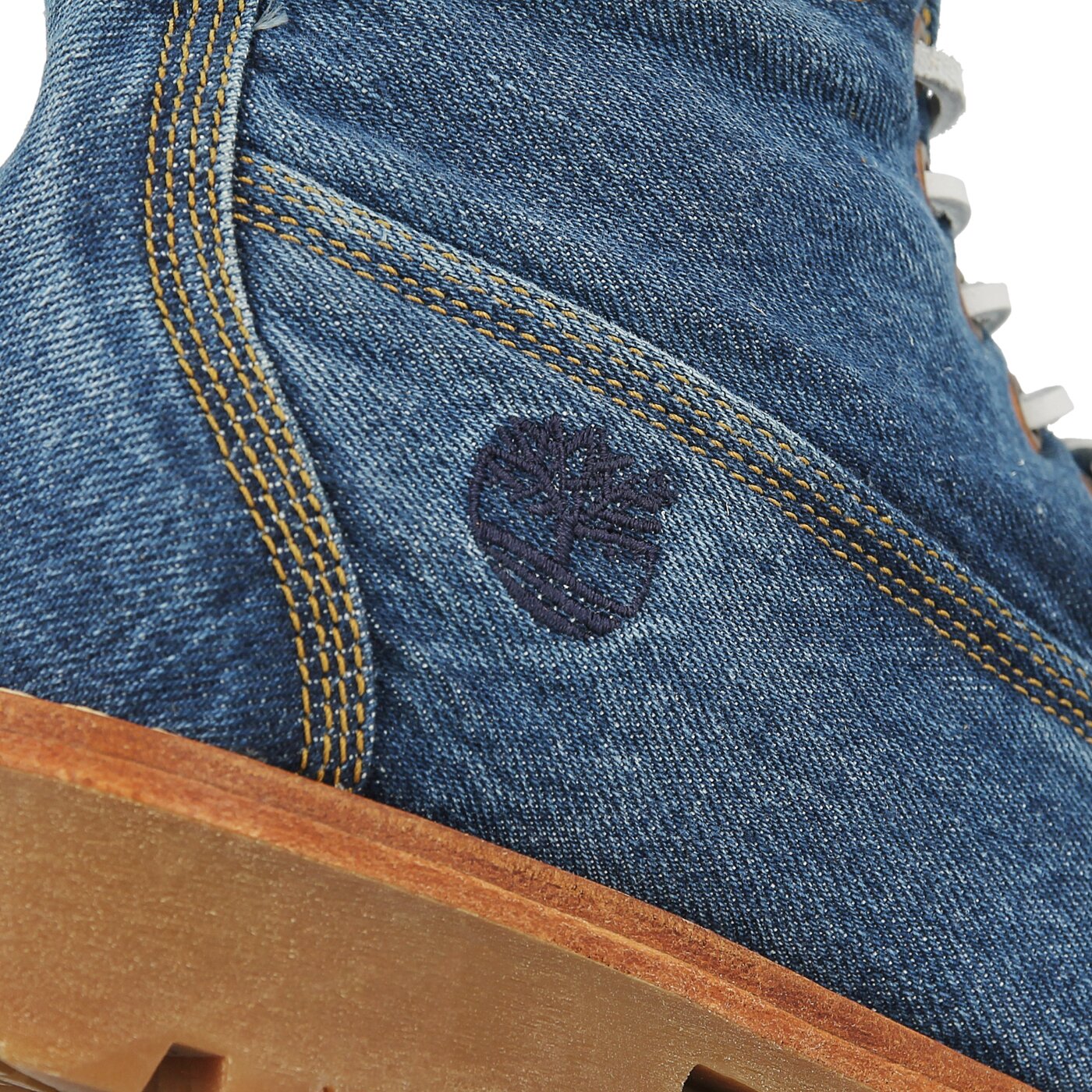 Męskie buty za kostkę TIMBERLAND HERITAGE 6 IN FABRIC C a1b43 kolor niebieski