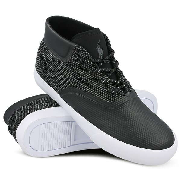 Męskie trampki POLO RL VADIK NE SNEAKERS VULC  816678120001 kolor czarny