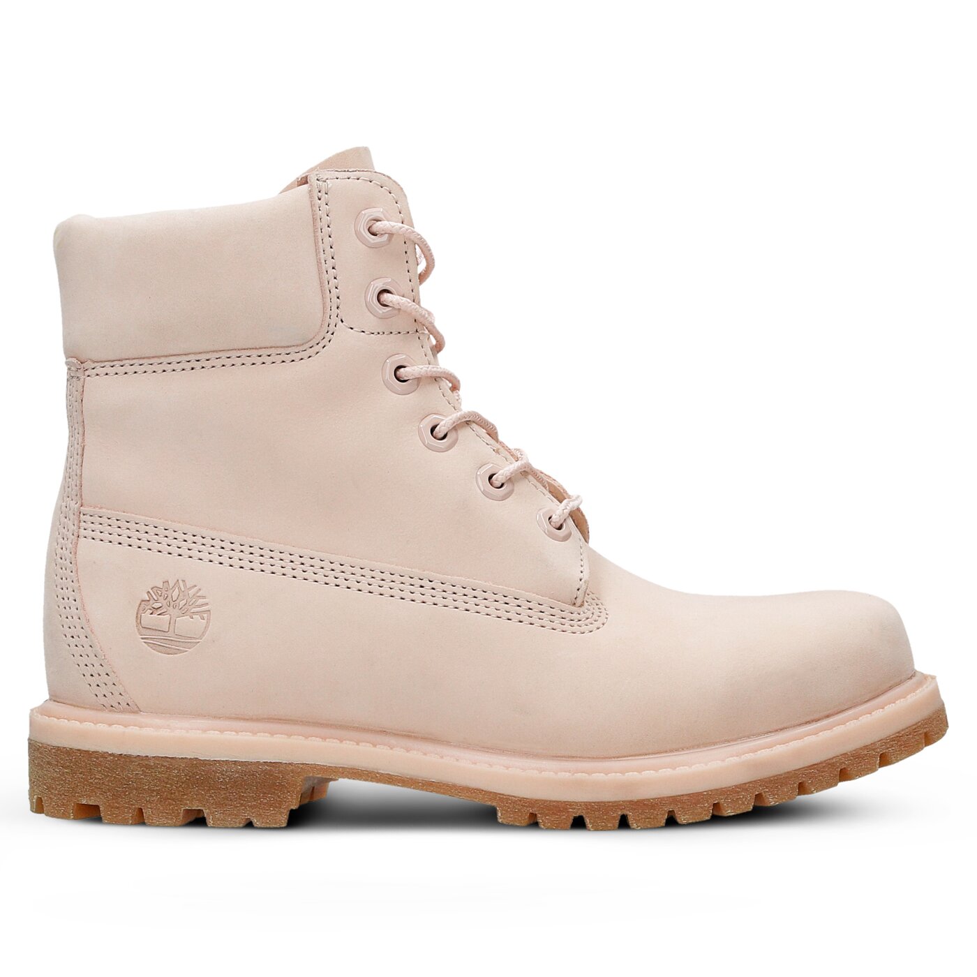 Damskie trapery TIMBERLAND PREMIUM 6 INCH BOOT - W  a1k3z kolor różowy