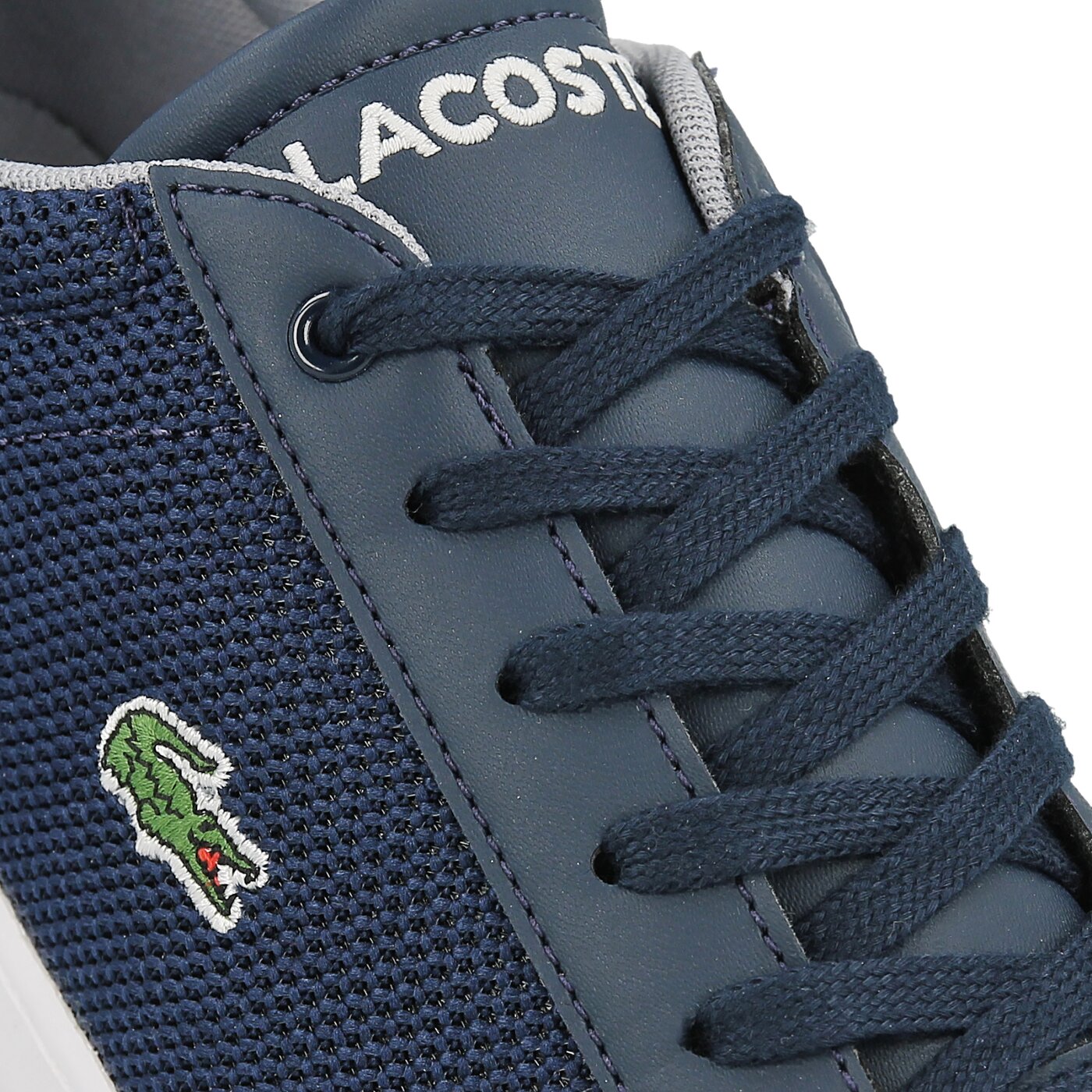 Dziecięce sneakersy (buty) LACOSTE CARNABY EVO 117 2 733spj1001003 kolor granatowy