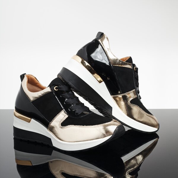 Damskie sneakersy (buty) SYMBIOSIS SNEAKERSY ISABEL  sywl119002 kolor czarny