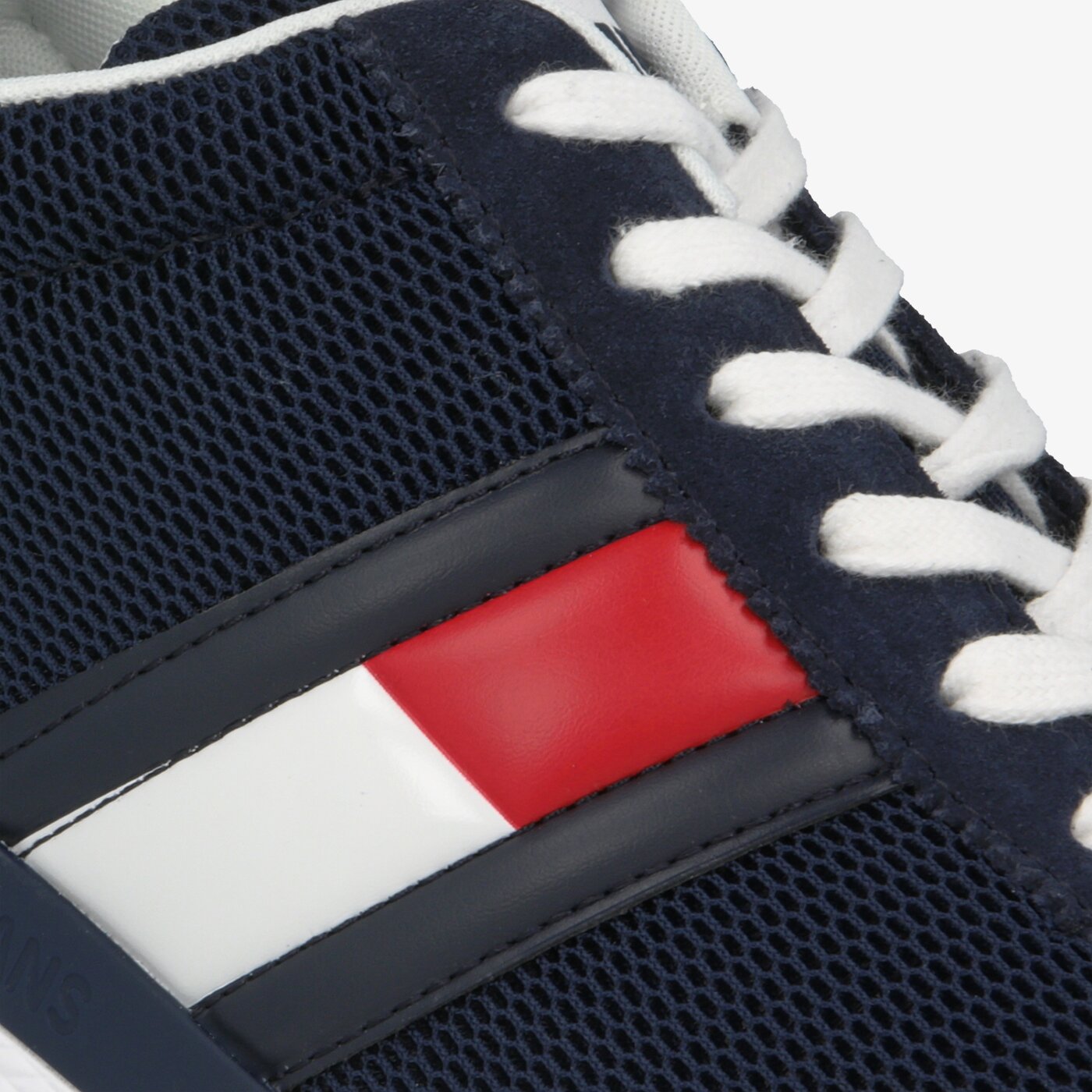 Męskie sneakersy (buty) TOMMY HILFIGER FLEXI TOMMY JEANS FLAG SNEAKER em0em00400c87 kolor granatowy