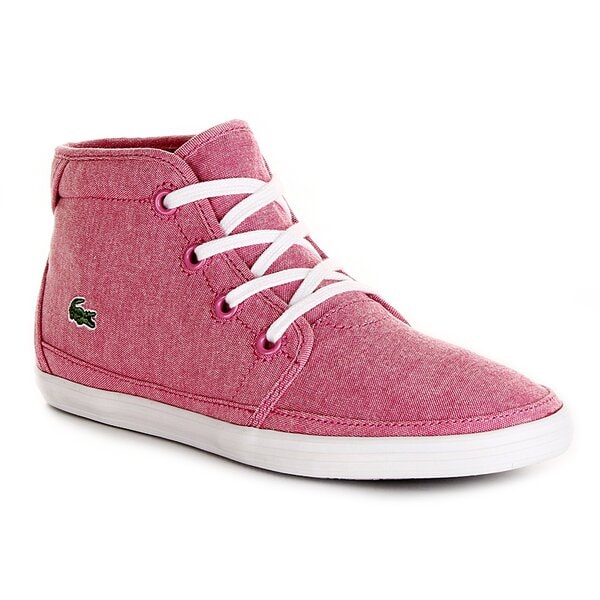 Damskie trampki LACOSTE ZIANE CHUKKA CAM 725spw401113c kolor różowy