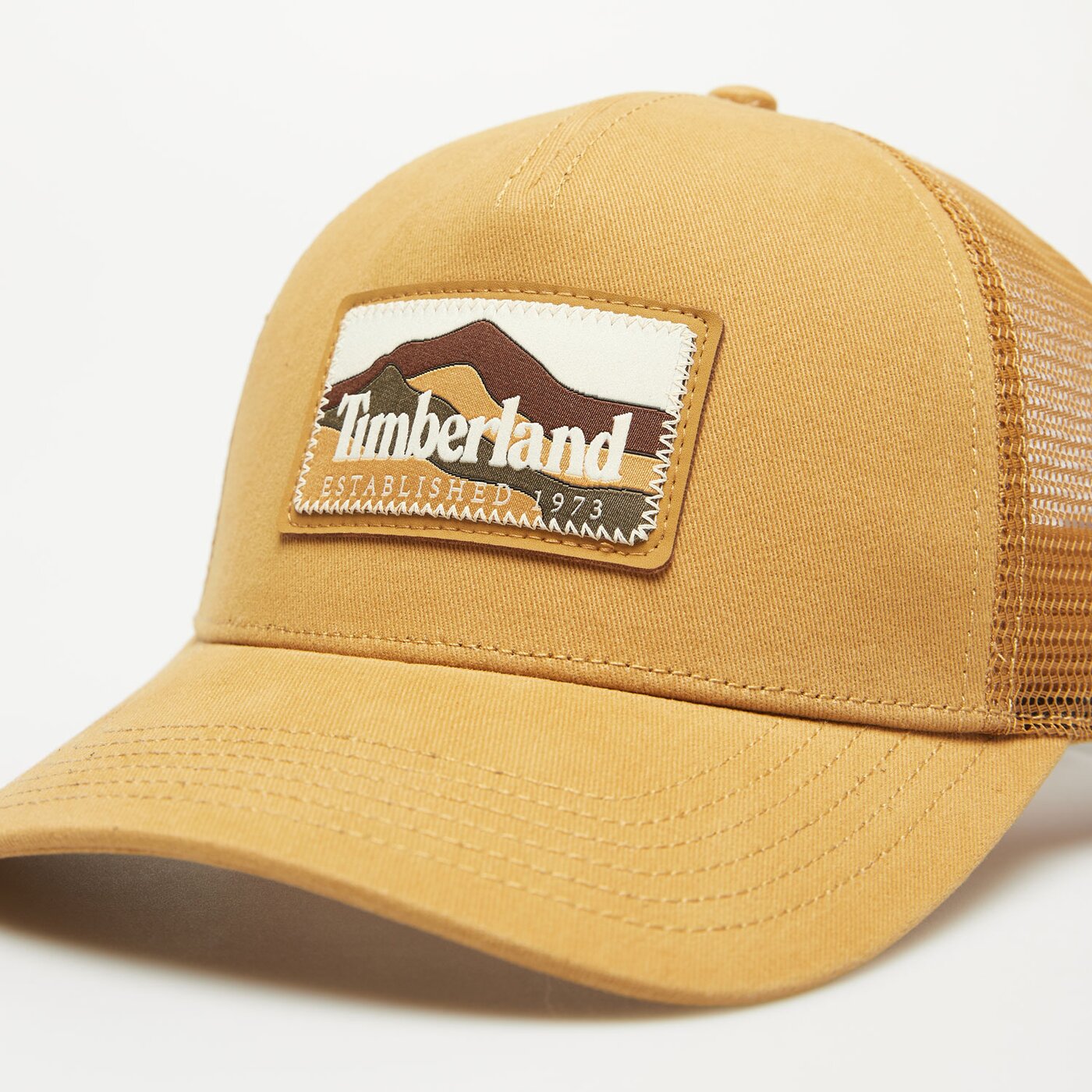Damska czapka z daszkiem TIMBERLAND CZAPKA TRUCKER U MOUNTAIN CAP tb0a61x22311 kolor żółty