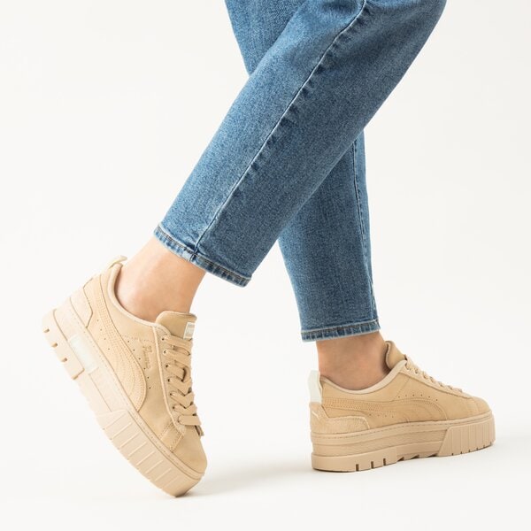 Damskie sneakersy (buty) PUMA MAYZE FIRST SENSE WNS 38856502 kolor beżowy