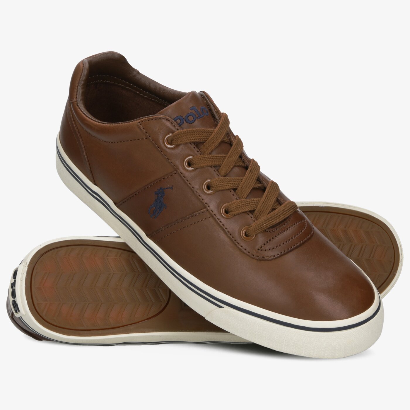 Męskie trampki POLO RL HANFORD SNEAKERS VULC  816765046004 kolor brązowy