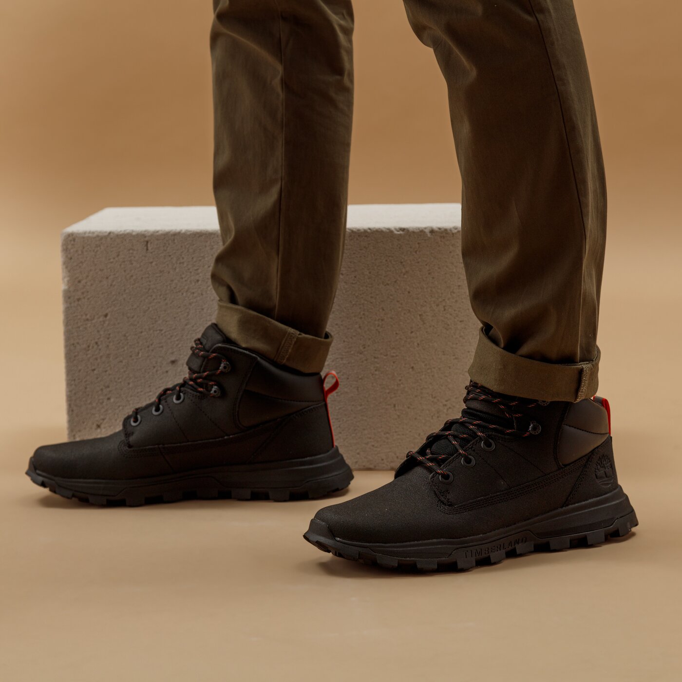 Męskie buty outdoor (trekkingowe) TIMBERLAND TREELINE MID tb0a2drz0011 kolor czarny