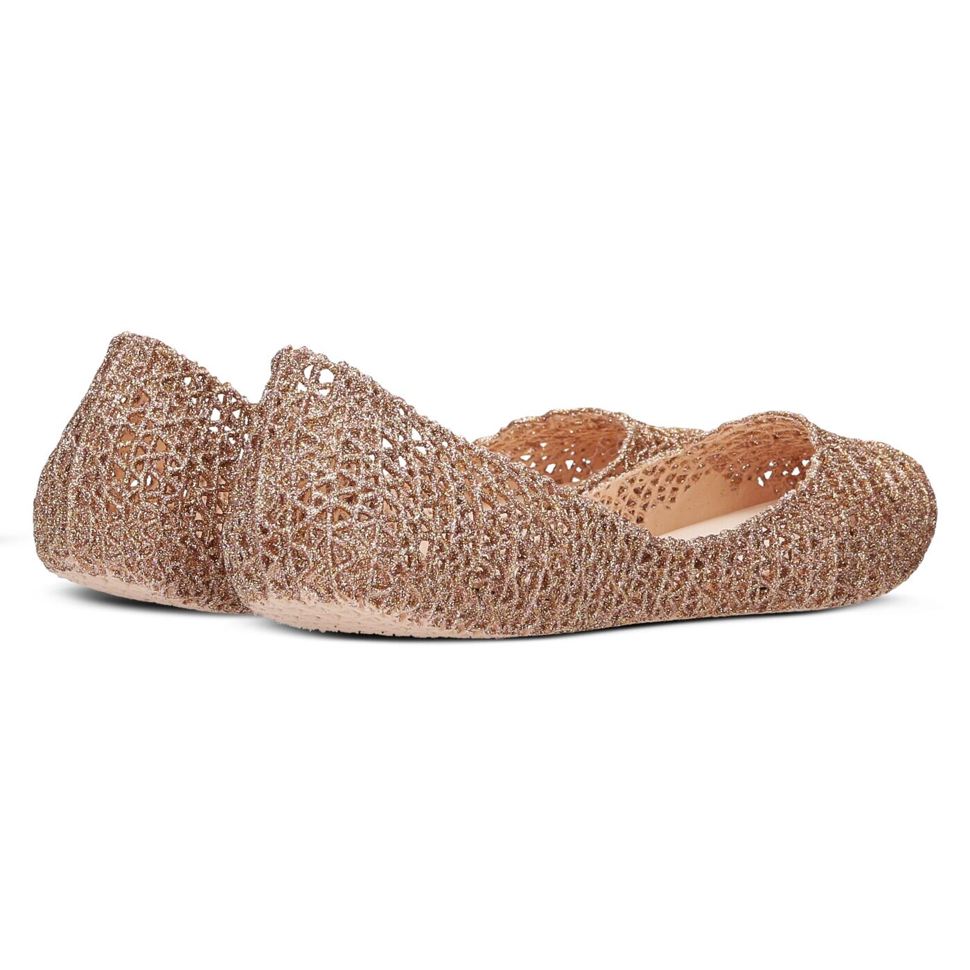 Damskie baleriny (buty) MELISSA CAMPANA PAPEL VII SP AD 3151252326 kolor złoty