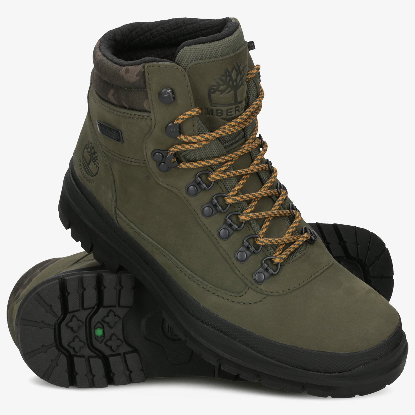 Męskie buty outdoor (trekkingowe) TIMBERLAND FIELD TREKKER 91 WP INS. tb0a1yuda581 kolor zielony
