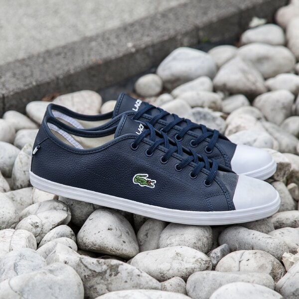 Damskie sneakersy (buty) LACOSTE ZIANE USN 727spw3014db4 kolor granatowy