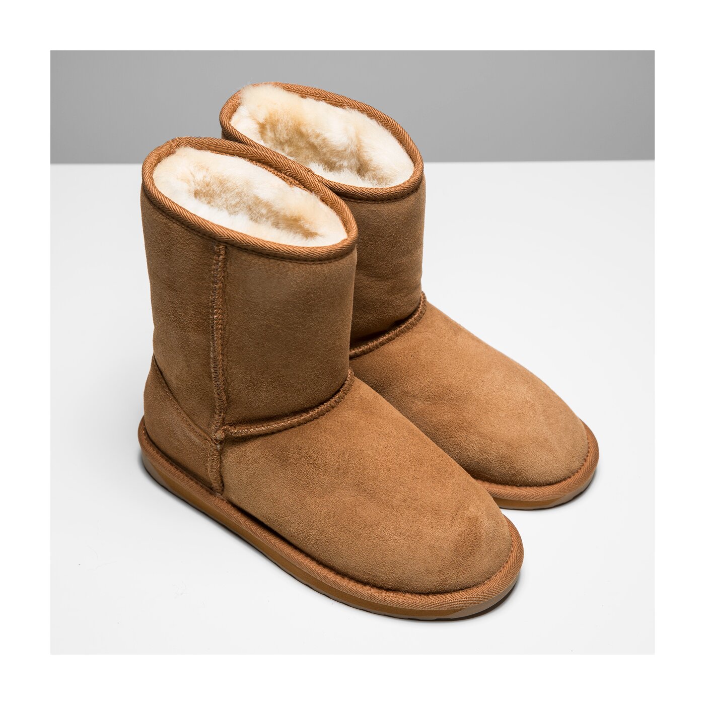 Damskie botki / sztyblety EMU STINGER LO CHESTNUT w10002chestnut kolor brązowy